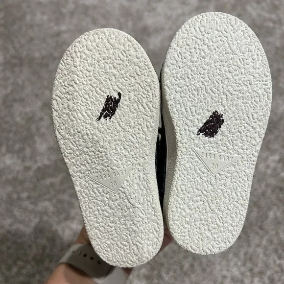 Zara Baby Boy Shoes Navy Boots EU SIZE 20/US SIZE 4.5 - Picture 7 of 8